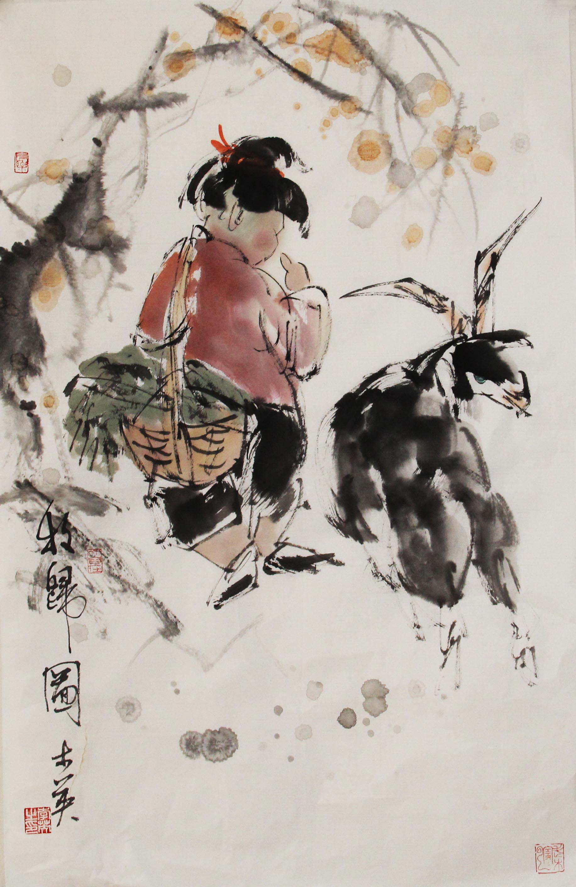 西安美院 李英《牧归图》
