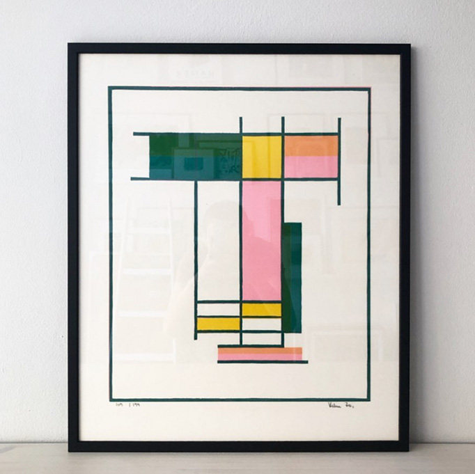 mondrian | 欧洲 中古艺术画 蒙德里安色块  抽象艺术 纸质海报