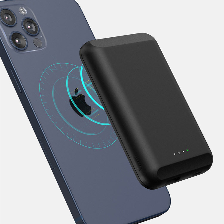 新款适用于苹果12magsafe移动电源磁吸充电宝无线手机通用带弹窗