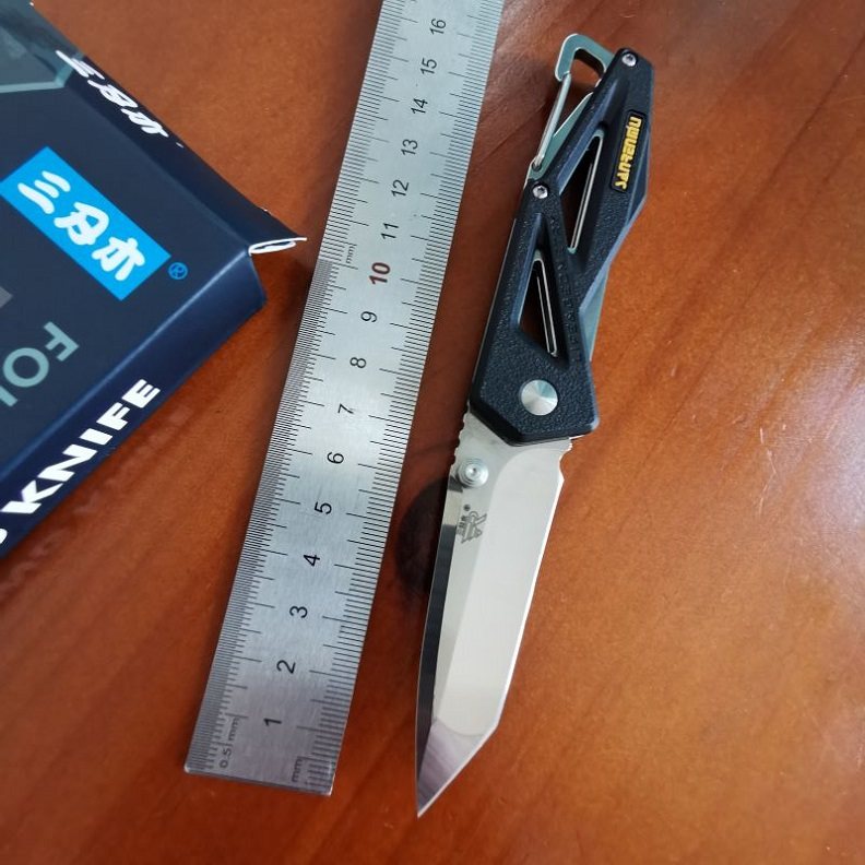 正品三刃木折叠刀水果刀日用刀户外随身防身用品高硬度瑞士小刀具