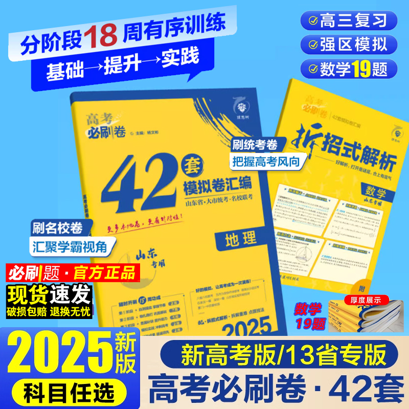 理想树2025新高考必刷卷42套名