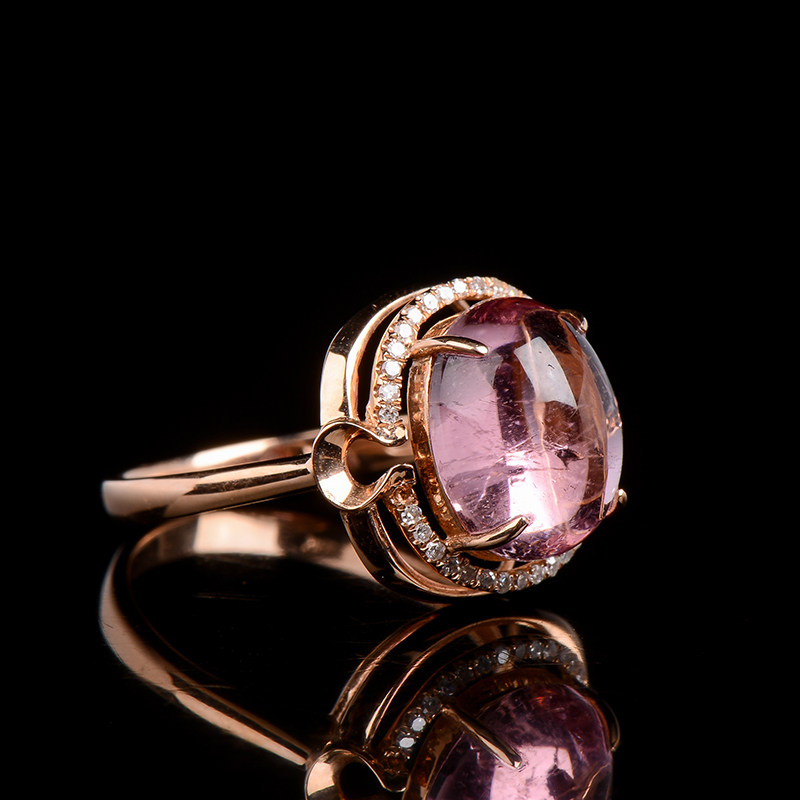 南都禅寺 18k金碧玺戒指 佛法加持 3.21g