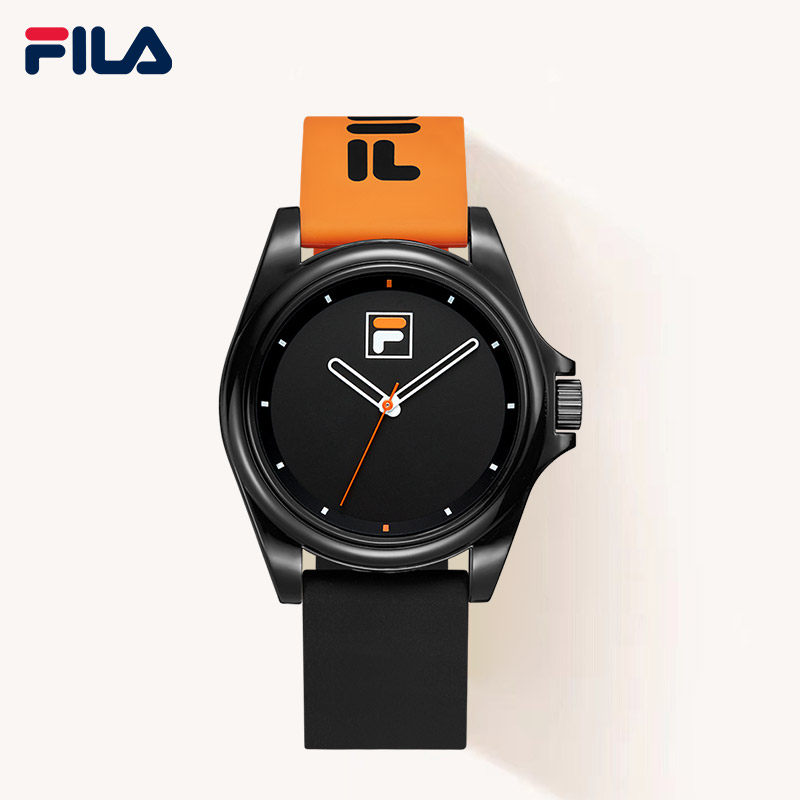 辰诺手表专营店-fila斐乐手表女款学生裴乐果冻红蓝石英