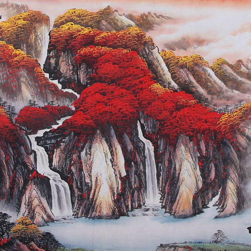 胡成举《旭日东升》中国实力派书画家