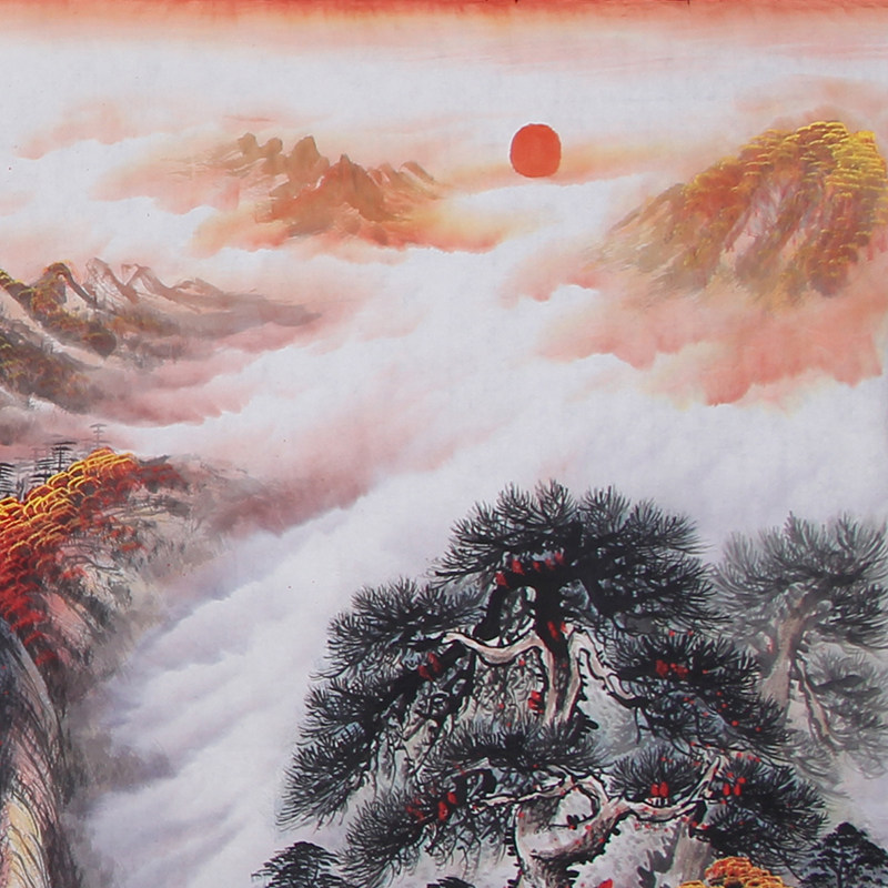 胡成举《旭日东升》中国实力派书画家