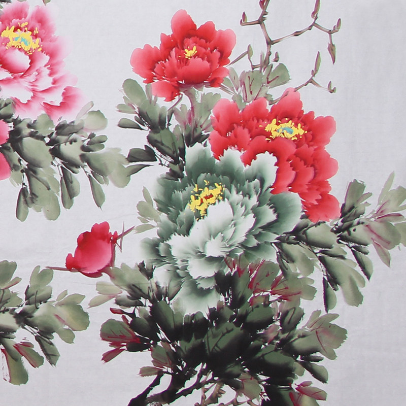 【双十二】张浪伯《富贵吉祥》专业牡丹画家