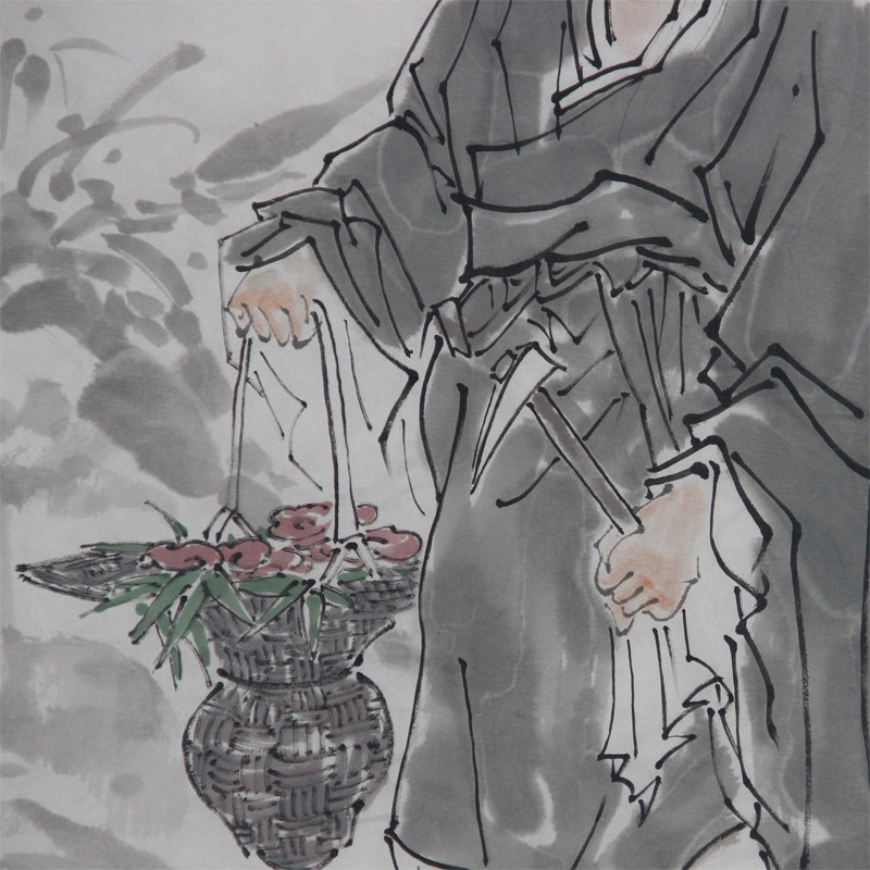 杜林谦《悬壶济世》中国美院研究生,人物画名家史国良入室弟子