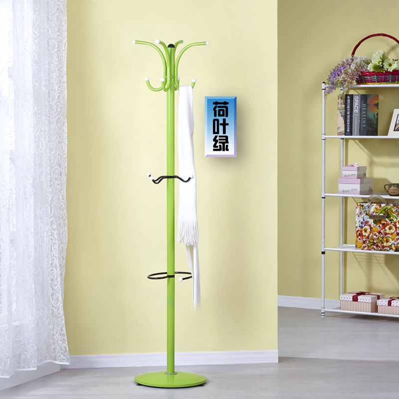 晶牛铁艺落地衣帽架卧室挂衣架衣服架子衣架落地挂衣架室内衣服架