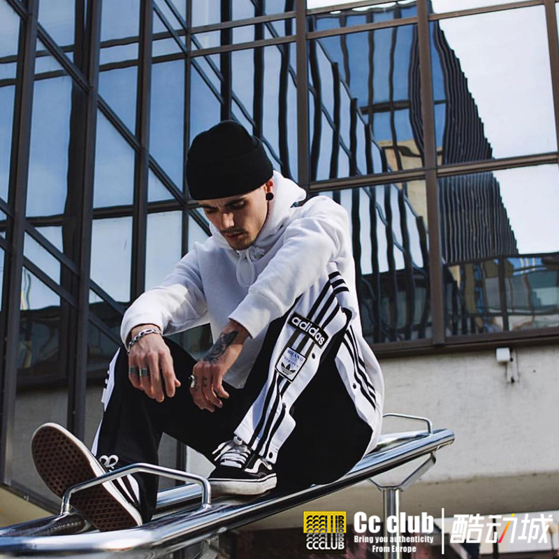 Adidas 三叶草 SNAP PANTS 侧开纽扣阔腿直筒休闲运动长裤 DV1593|msdalam kategori sukan/pakaian kasual, sweatpants, seluar sukan - dari Buy2taobao.com untuk memberikan perkhidmatan ejen Taobao profesional membeli