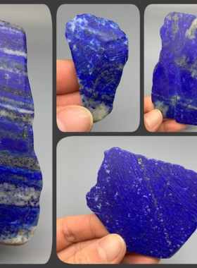 青金石 矿物晶体 矿石标本 原石奇石摆件 教学标本 地质科普 收藏