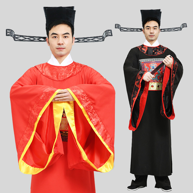 00天猫新品古装越剧服装戏曲演出七品芝麻官服古代县官衣服京剧县令戏