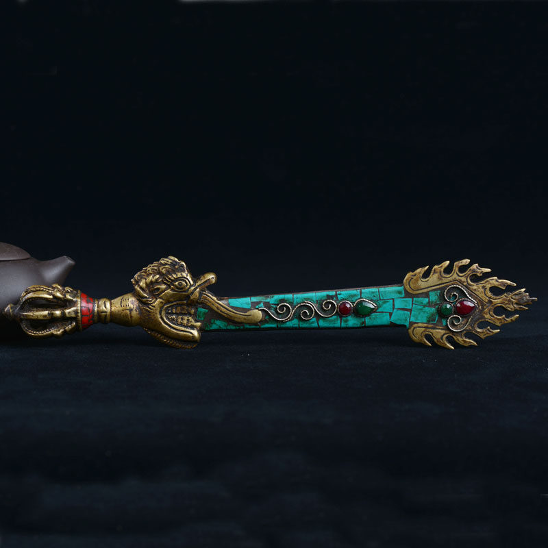 罕见珍品 老文殊智慧剑 消灾辟邪