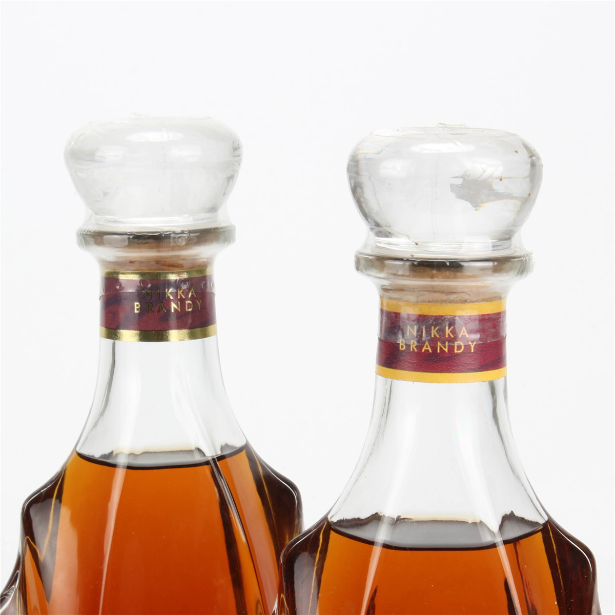 53.80年代nikka xo白兰地40度660ml*2老洋酒收藏 拍卖