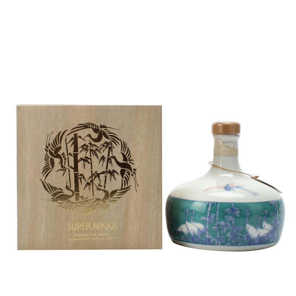 8.90年代nikka有田烧威士忌酒 600ml*1瓶43度