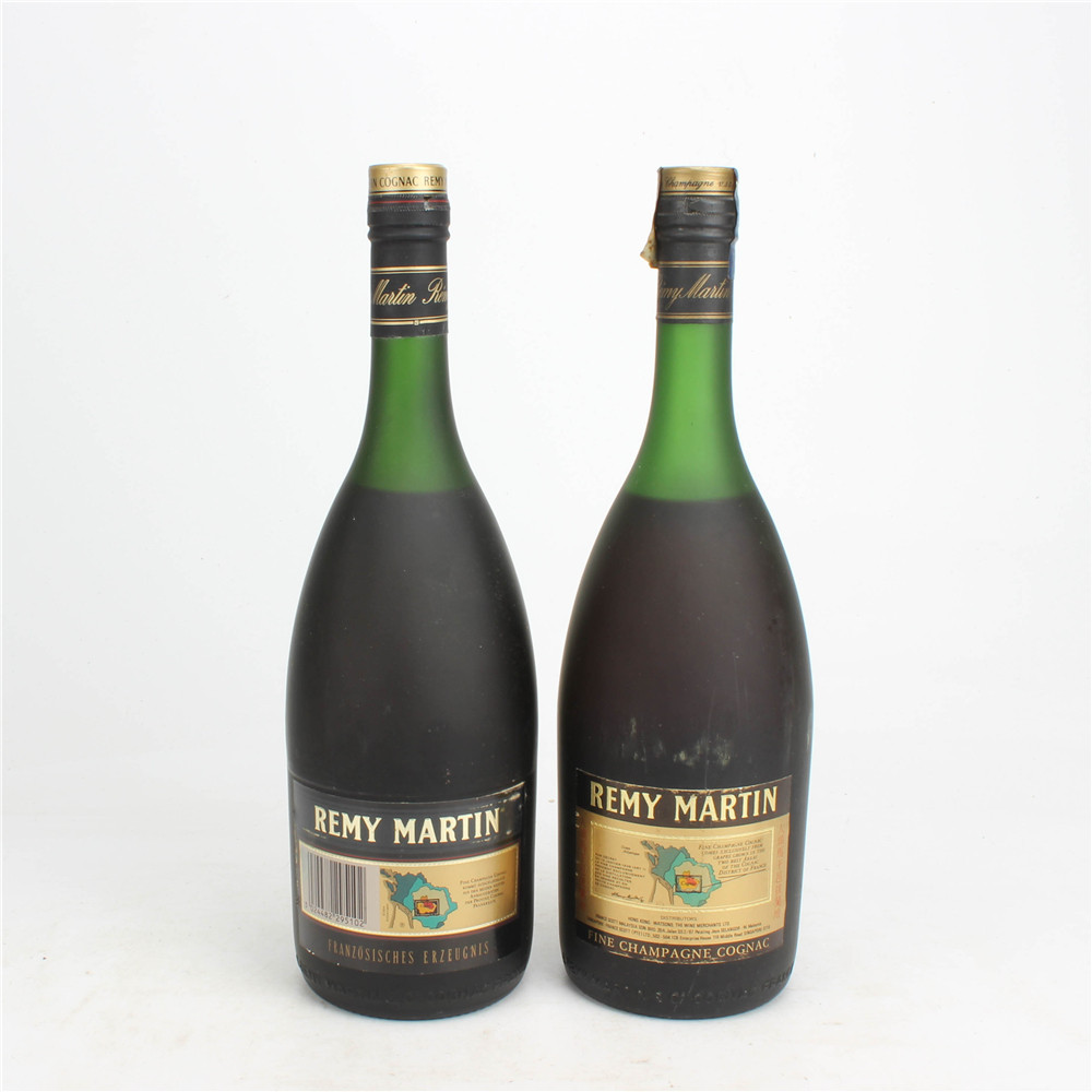 【诚2】90年代2斤人头马黑章vsop 白兰地40度1000ml*2瓶