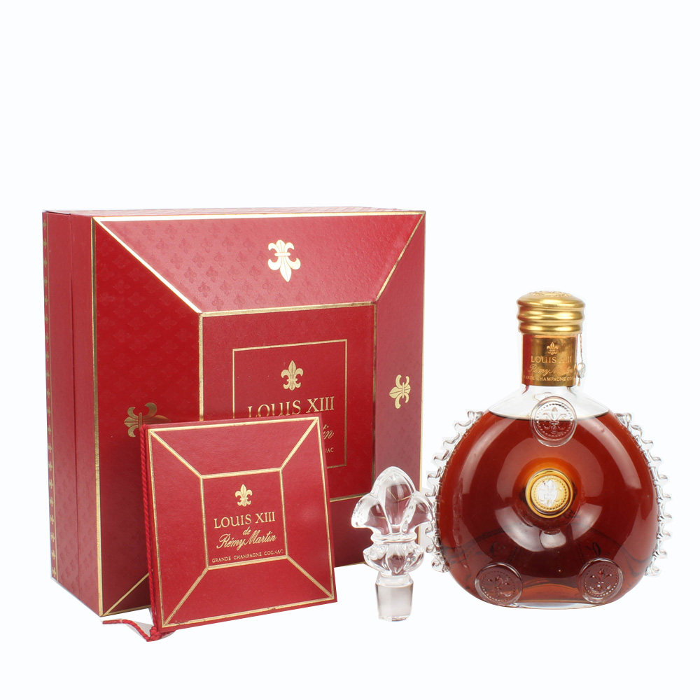 1.90年代金头路易十三特级干邑40度700ml*1瓶老洋酒收藏