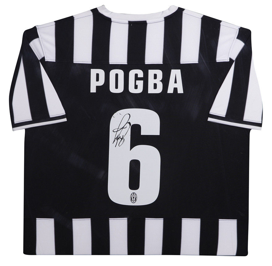 【权威提供】博格巴 亲笔签名 14-15赛季尤文图斯主场球衣