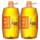 胡姬花古法花生油900ml*2食用油 物理压榨 浓香入味