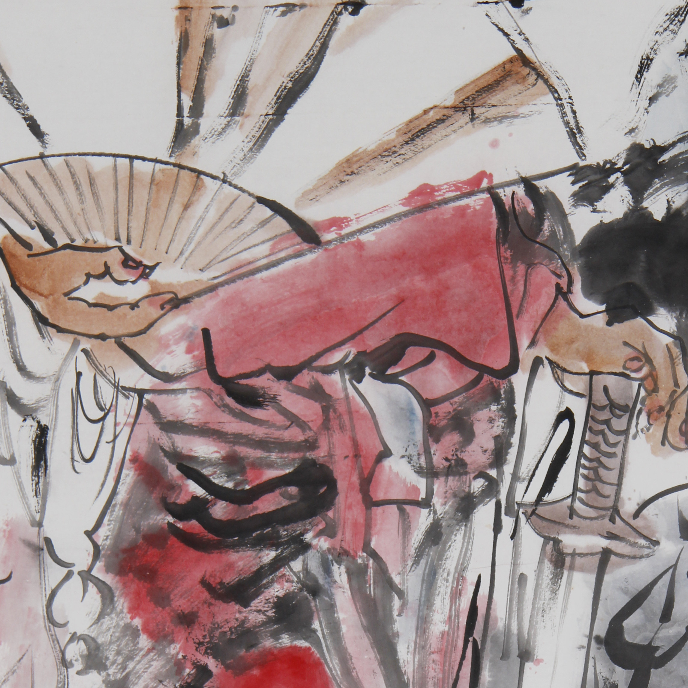 【直供周】黄河人《钟馗造像图》黄河画派创始人