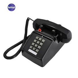 比特老按键式仿古复古座机古董电话机美式机械振铃创意时尚话机
