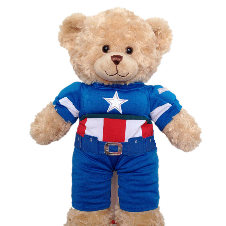 泰迪熊漫威公仔duffybear毛绒玩具玩偶洋娃娃换装达菲毛绒布艺类玩具