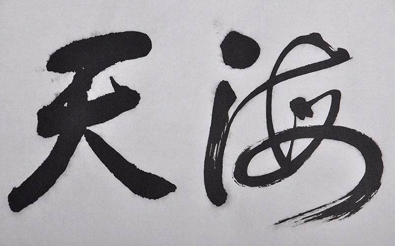 舒同 书法海天长风