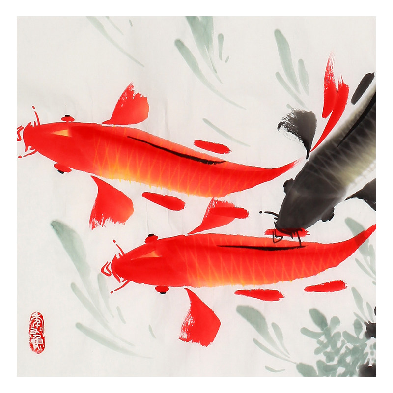 杨永泉《六顺图》 冯增木弟子