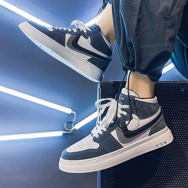 高帮aj男鞋夏季透气2022年新款韩版潮流男生运动板鞋休闲百搭潮鞋