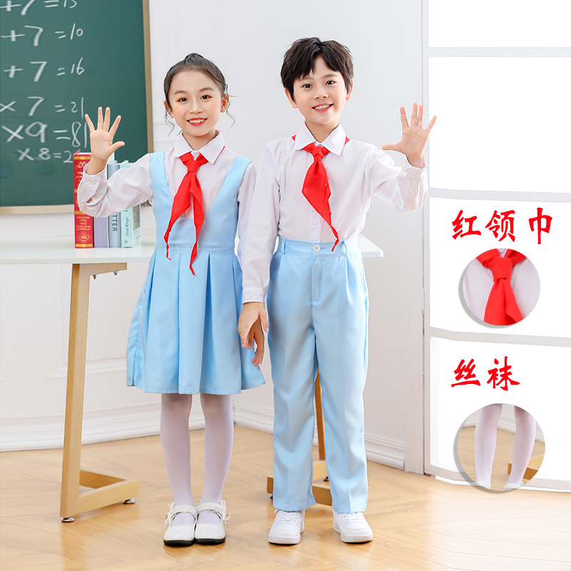 六一儿童大合唱演出服装中小学生诗歌朗诵演讲表演服班服冯琳同款在类目 童装/婴儿装/亲子装, 儿童演出服中 - 来自Buy2taobao.com提供专业的淘宝代购服务