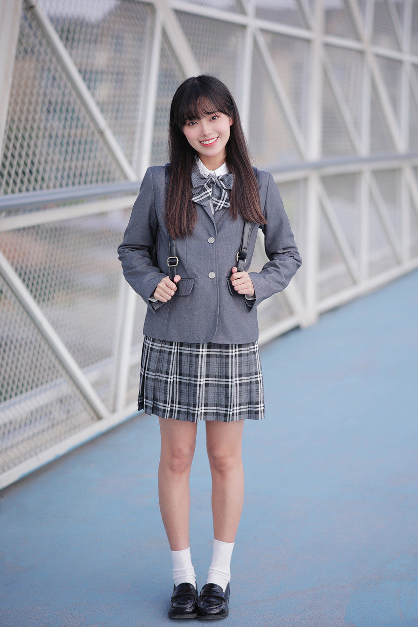 蓝亦自制 秋冬校供jk制服裙 【优那 】jk格子裙学生百褶裙女