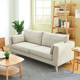 北欧日式布艺沙发现代双人客厅小户型阳台三人简约两人布沙发整装