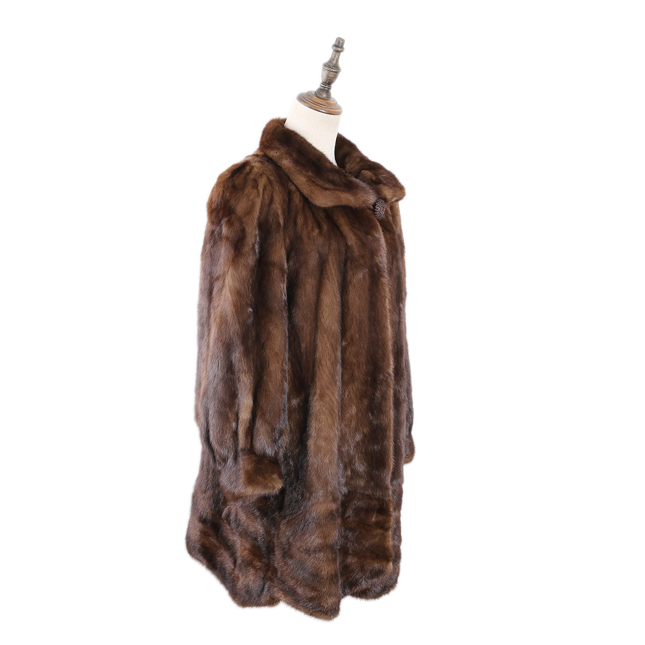 [9.5新]saga女士貂毛皮草大衣80227043