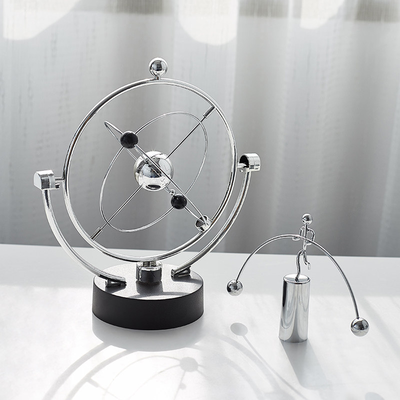 欧式客厅电视柜工艺品力学牛顿摆球小摆件办公室桌面创意装饰品