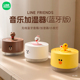 line friends布朗熊音乐盒加湿器大雾量香薰机家用静音卧室办公室桌面大容量宿舍学生卡通充电小型蓝牙音乐款