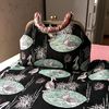 花姑娘提花进口天鹅花型口金包沙发旗袍面料满包邮送如图纸型1:1 花姑娘提花进口天鹅花型口金包沙发旗袍面料满包邮送如图纸型1:1