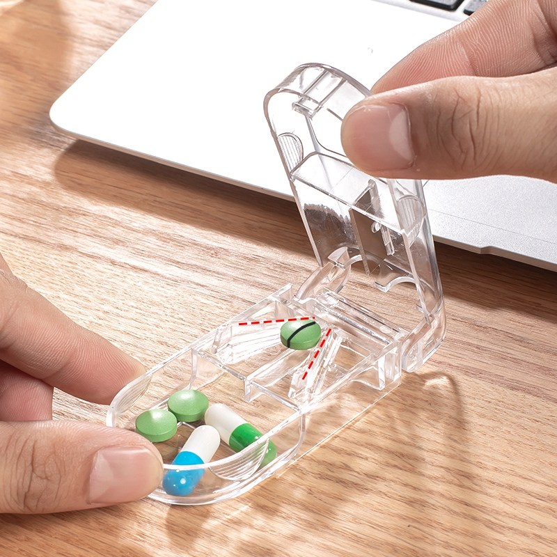 便携切药器分药器切药片神器切割分割器精准二分之一剪掰分装药盒