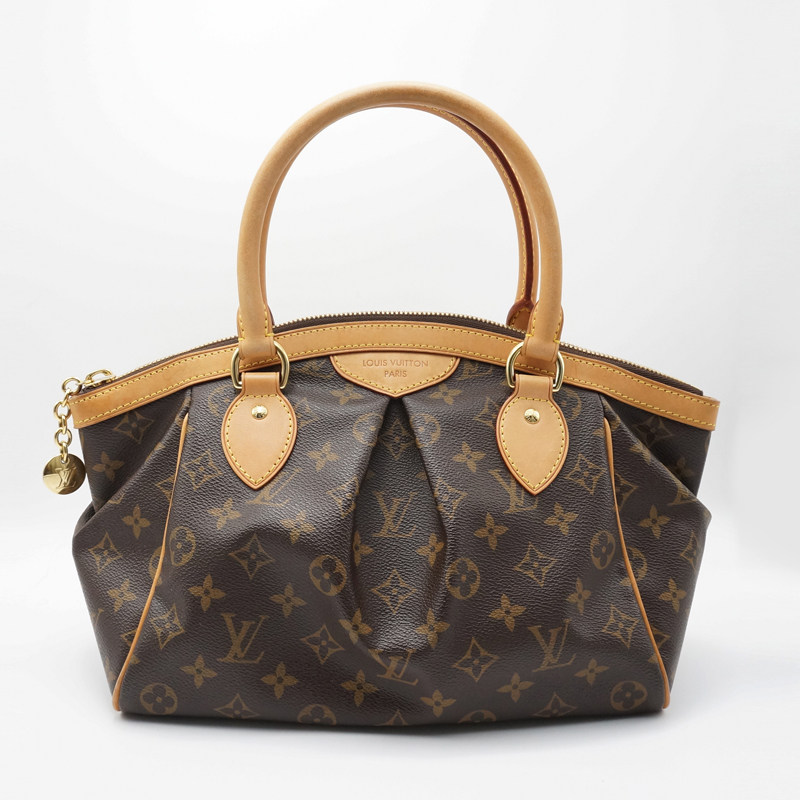 【95新】 lv/路易威登 tivoli小号女士老花 手提包 m7090348