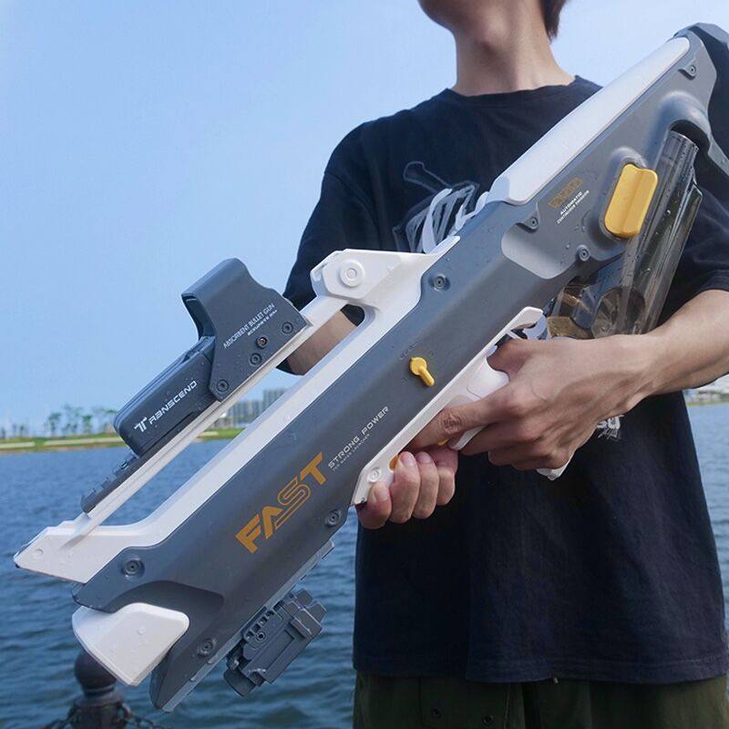 2023新款乐辉电动连发水枪喷水网红玩具高压超远射程呲水自动吸水