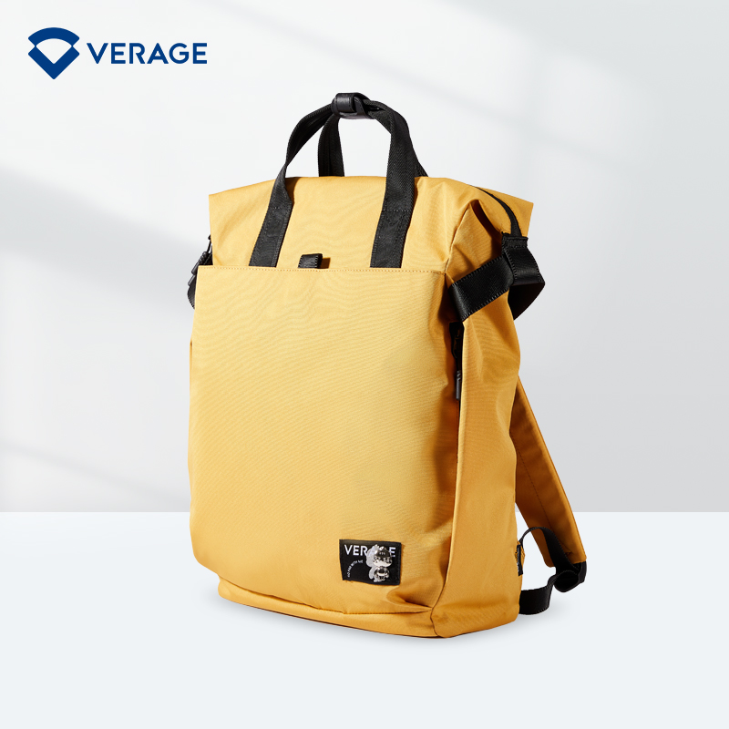 VERAGE维丽杰男士双肩包2024新款手提包女大容量休闲旅行电脑背包