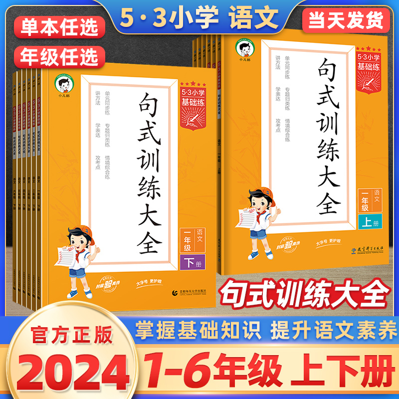 2024版小学语文句式训练大全一二