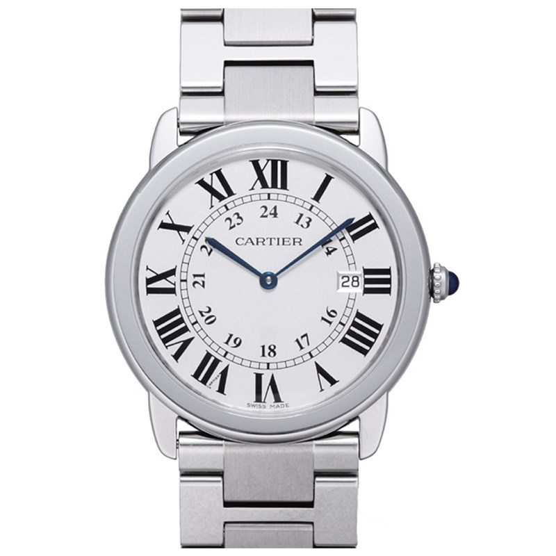 【9.9新】未使用 卡地亚 伦敦solo系列 石英男表 w6701005