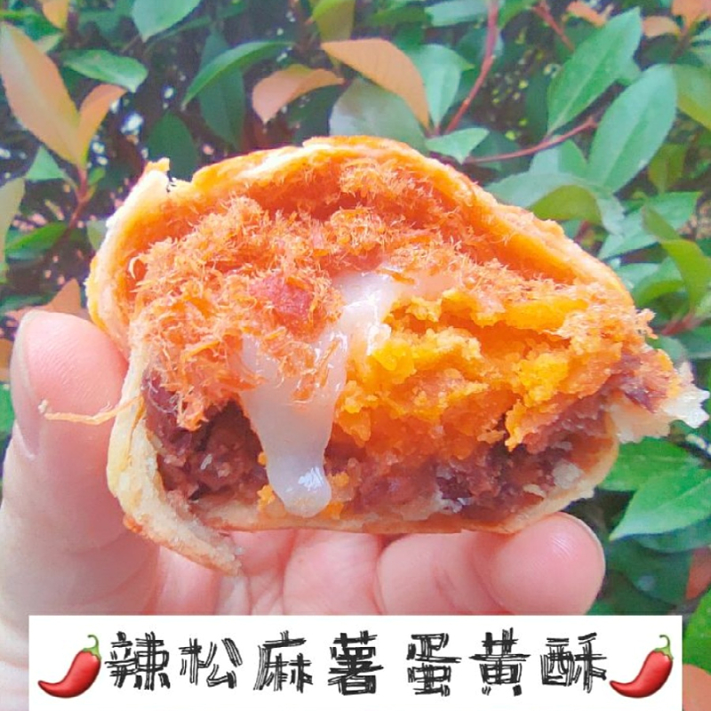 【原食铺】5月15号发辣味肉松麻薯手工蛋黄酥月饼雪媚娘零食休闲