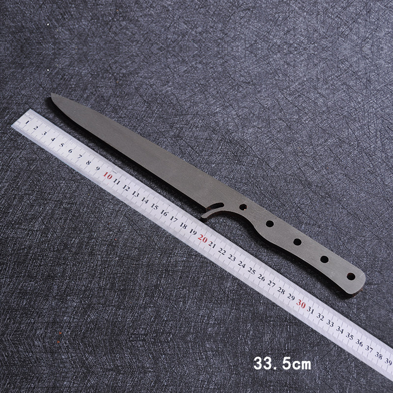 一折战术刀 勃朗宁 瑞士_65锰钢 刀胚 刀坯 diy 户外 战术 求生 野营