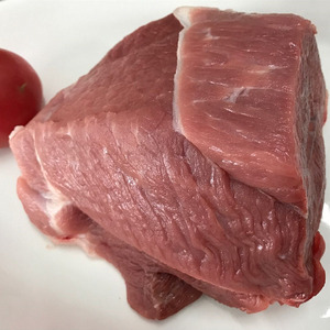 密云农家猪肉大里脊通脊肉新鲜猪肉里脊瘦肉粮食喂养冰鲜速达500g