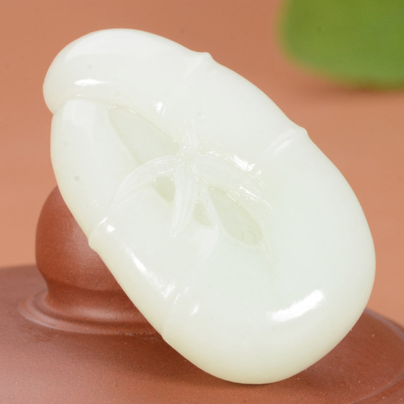 和田玉 羊脂玉 节节高升 挂件 29克