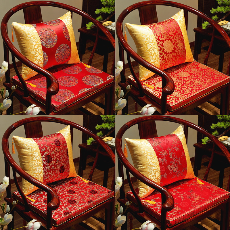 海绵坐垫红木沙发中式实木圈椅太师椅茶桌椅官帽椅罗汉床餐椅坐垫