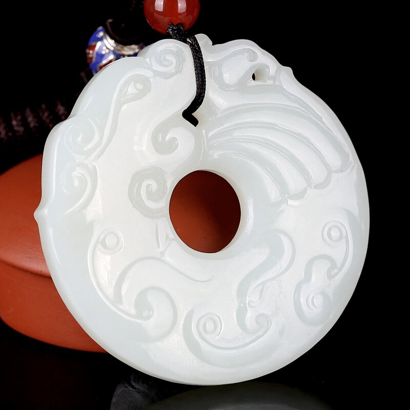 君临玉器珍品荟萃和田玉专场  和田羊脂白玉 吉祥如意 挂件 重39.
