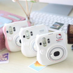 富士拍立得instax mini25白色相机套装 一次成像相机 lomo立拍得