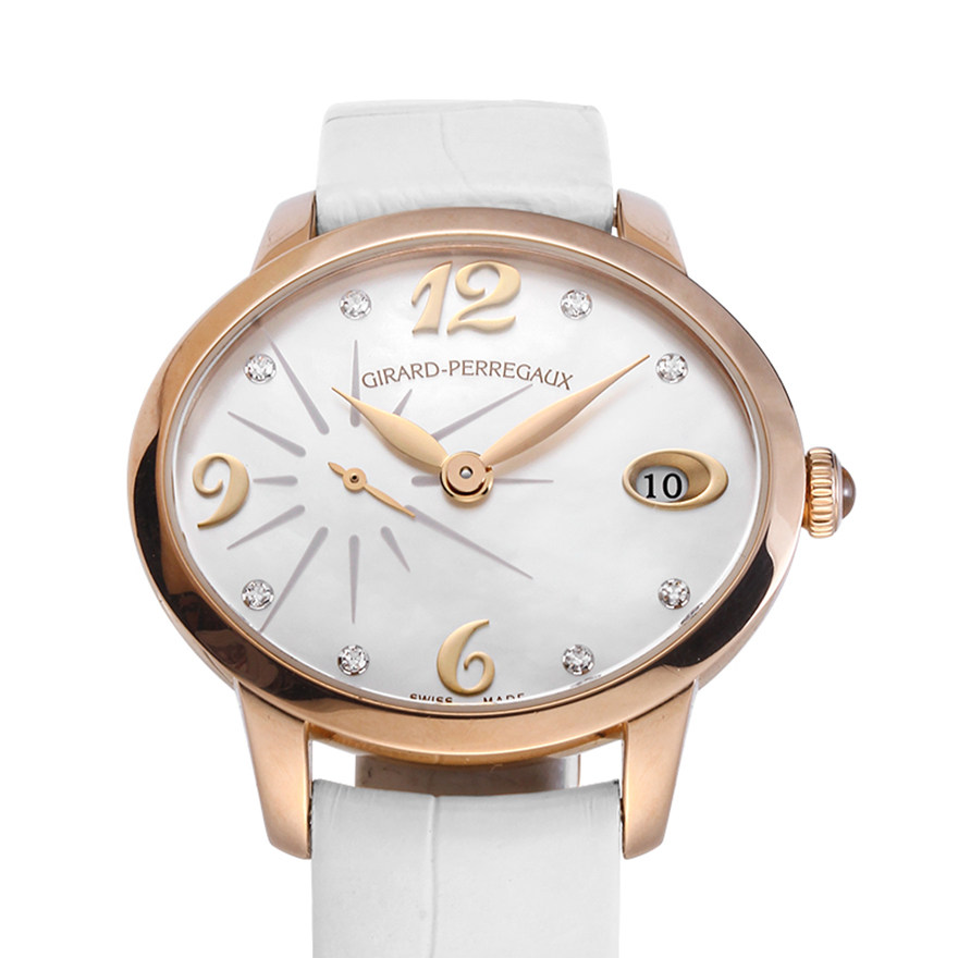 绝当【9.0新】18k金芝柏自动女表猫眼系列 华夏典当行