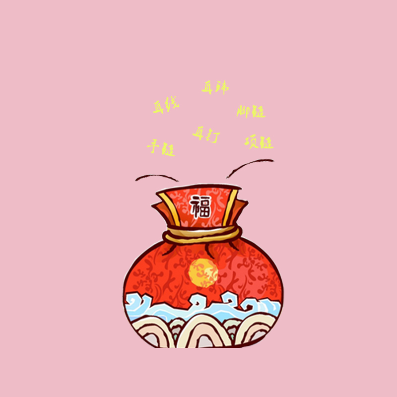 创意神秘许愿福袋纯银饰品项链吊坠脚链手链耳环耳线耳钉韩版礼物|ruв категории Украшения,ювелирные изделия, украшения для хранения, украшения мешок - от Buy2taobao.com для оказания профессиональной услуги покупки агента Taobao
